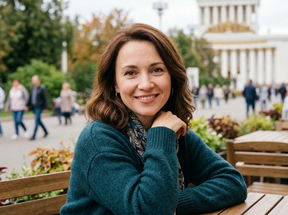 Аватар женщины 39 лет по имени Алина, Москва — небольшой портрет для отзыва